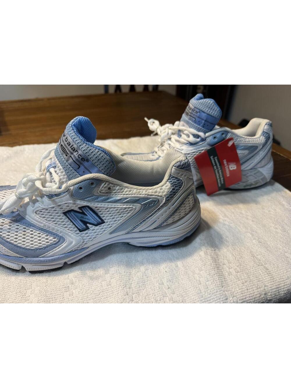 New Balance W767ST Stability Trainer Running Shoes Women’s 9.5 White Blue NWT
